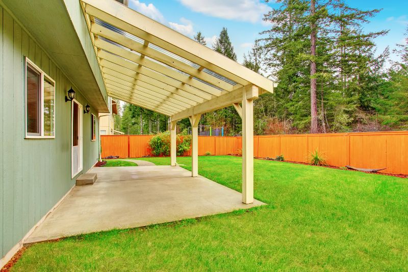 roofed patio